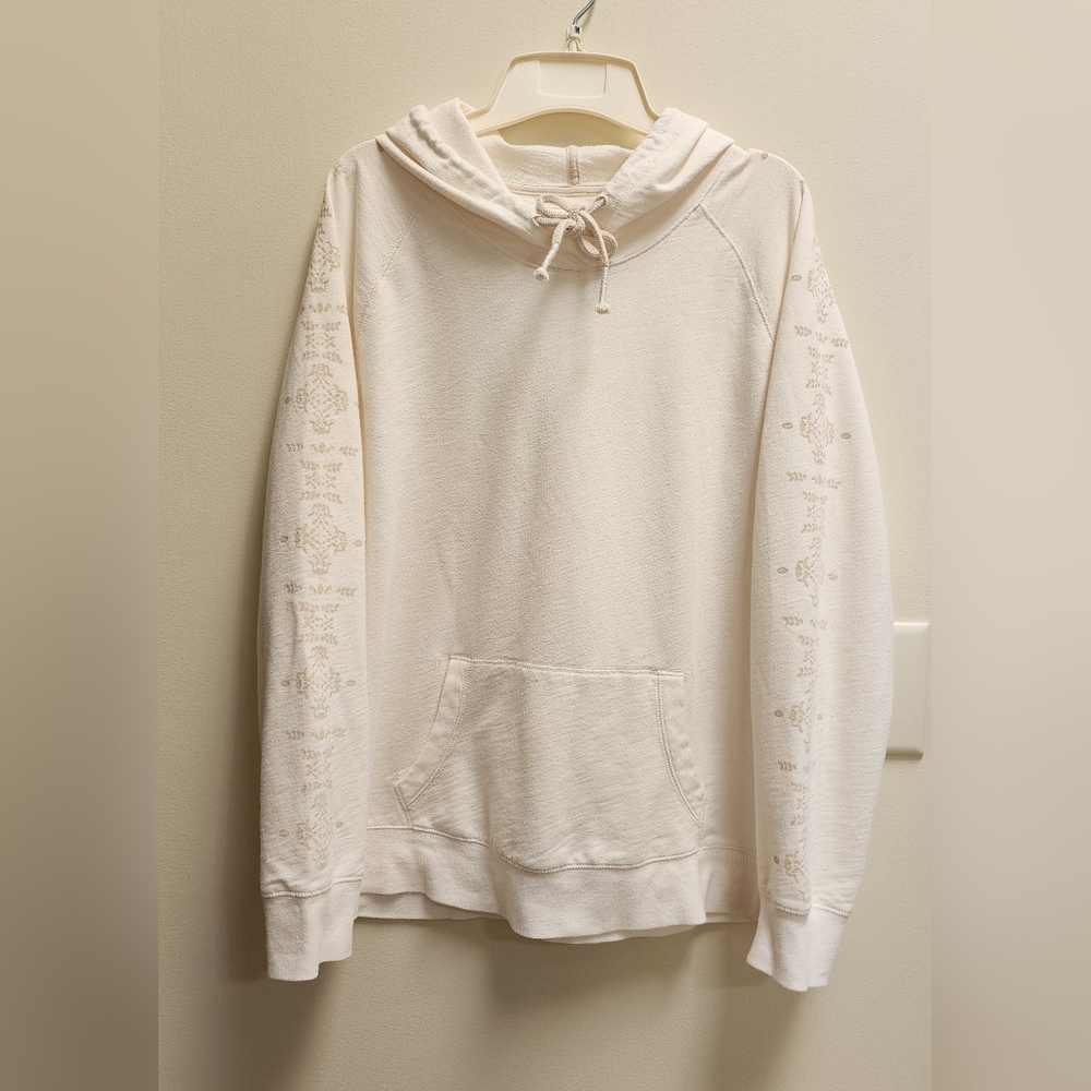 SONOMA life + style Women Ivory Pullover Hoodie Women's Size XL